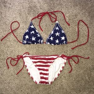 Red, White and Blue Bikini!